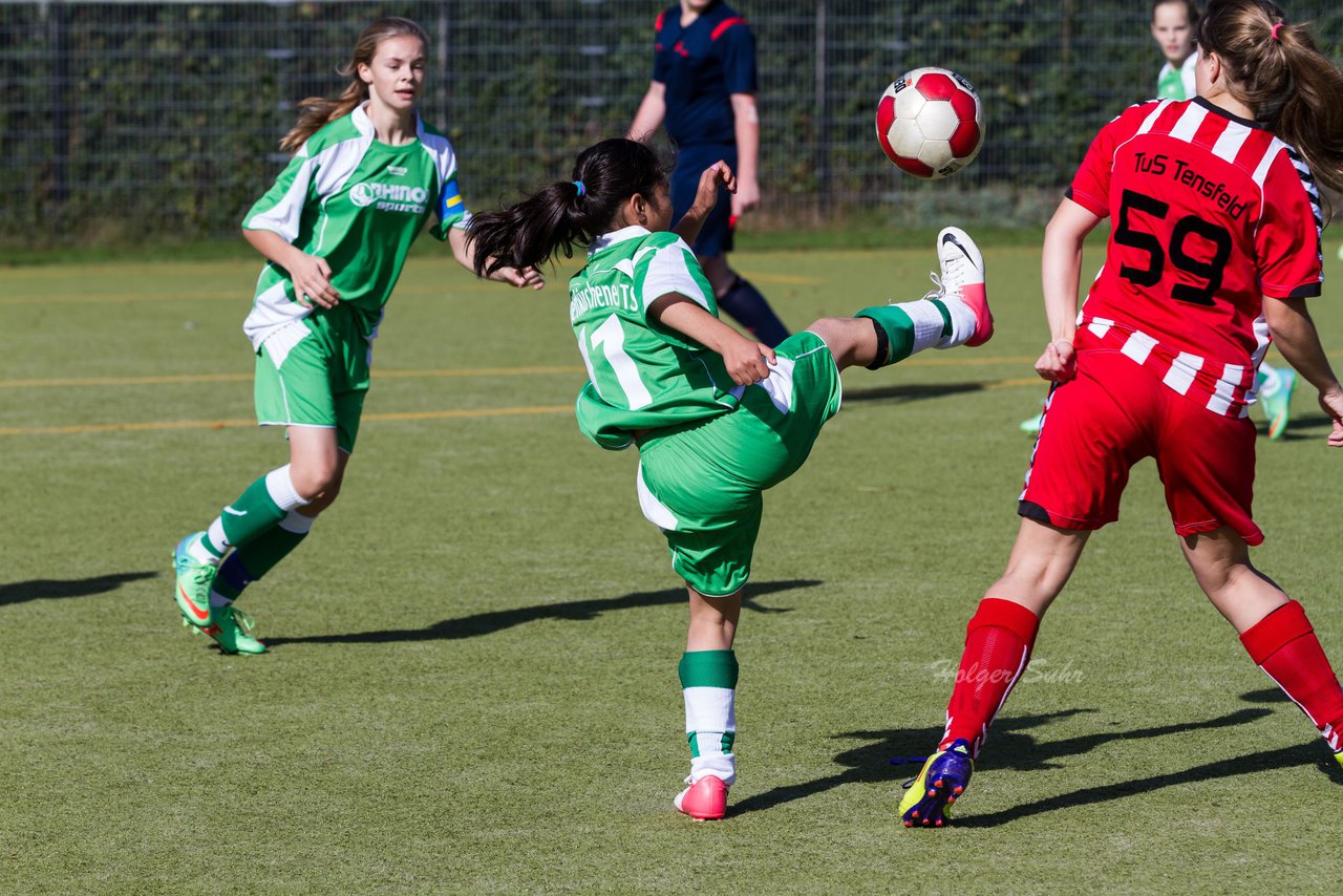 Bild 195 - C-Juniorinnen Kaltenkirchener TS - TuS Tensfeld : Ergebnis: 7:0